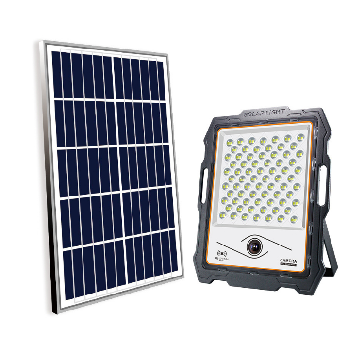 Camera LED Solar Monitoring Flood Light